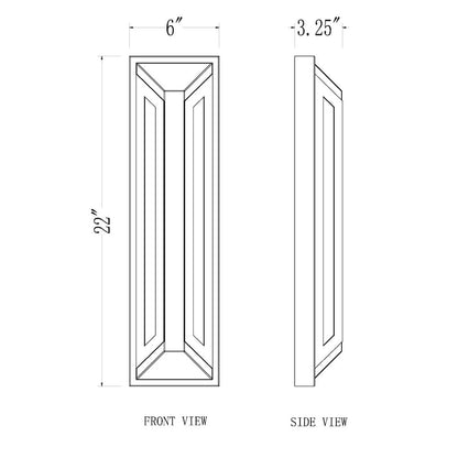 Z-Lite 2 Light Outdoor Wall Light, Sand Black