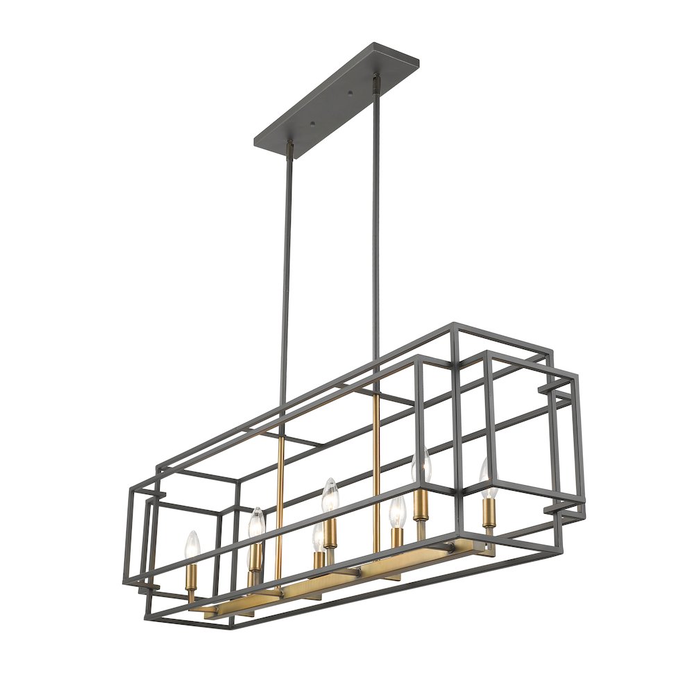 Z-Lite 8 Light Linear Chandelier