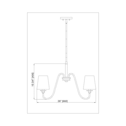 Z-Lite 5 Light Chandelier