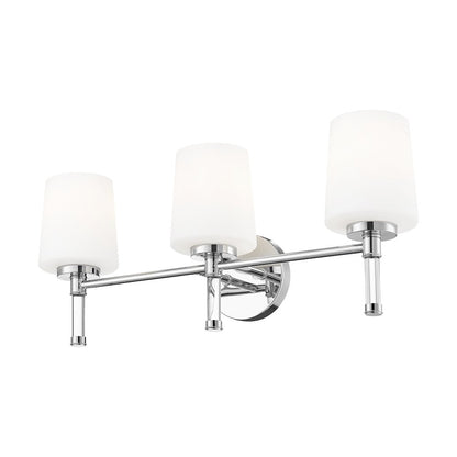Z-Lite 3 Light Vanity, Chrome
