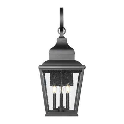 Z-Lite 3 Light Outdoor Wall Light, Sand Black