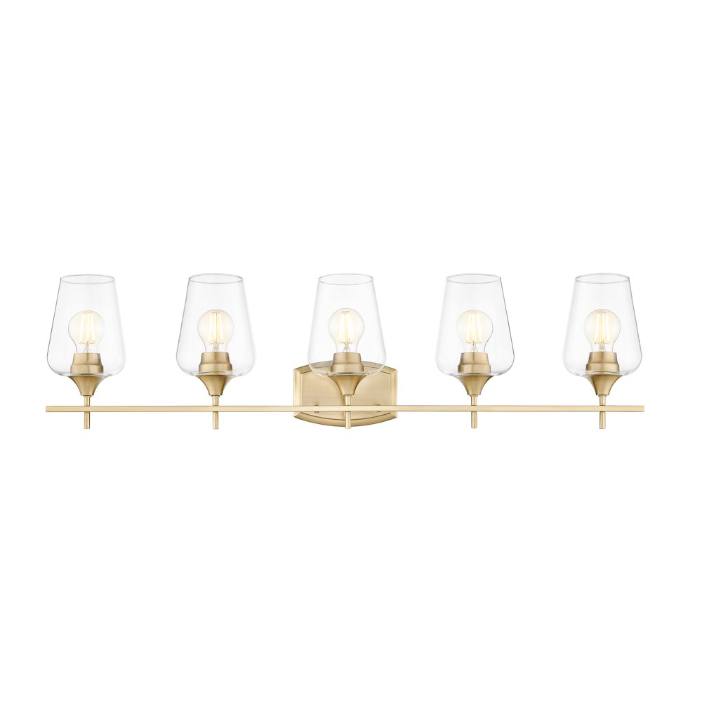 Z-Lite 5 Light Vanity, Burnished Brass