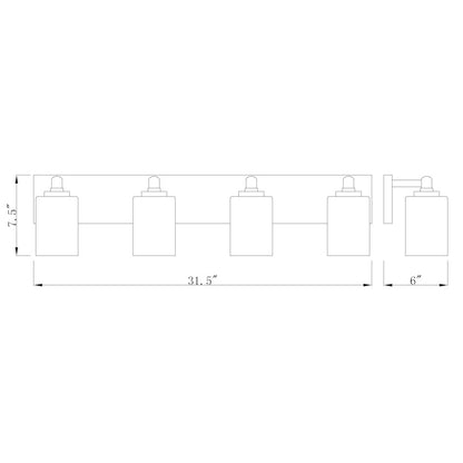 Z-Lite 4 Light Vanity
