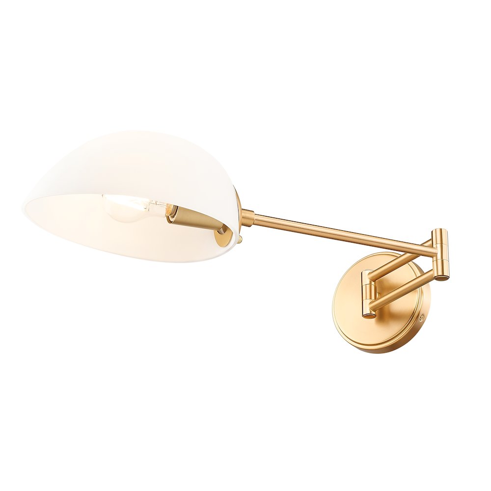 Z-Lite 1 Light Wall Sconce, Modern Gold