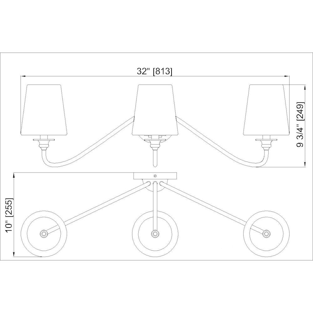 Z-Lite 3 Light Wall Sconce