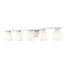 Z-Lite Naya 5 Light Vanity in Chrome color, Steel frame