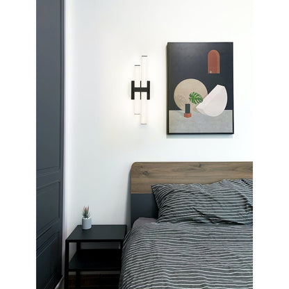 Z-Lite Zane 2 Light Vanity in Matte Black Frame Finish