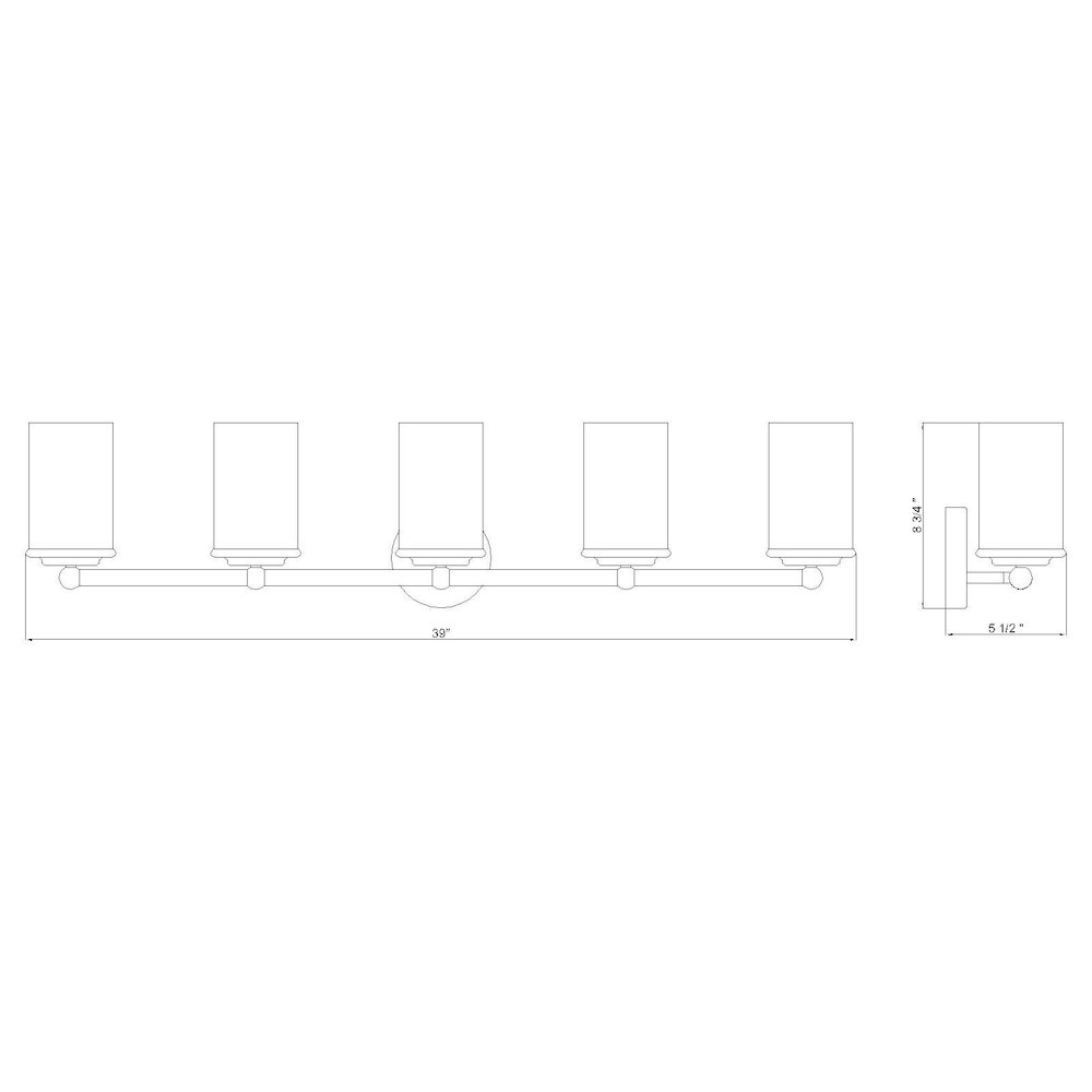 Z-Lite 5 Light Vanity