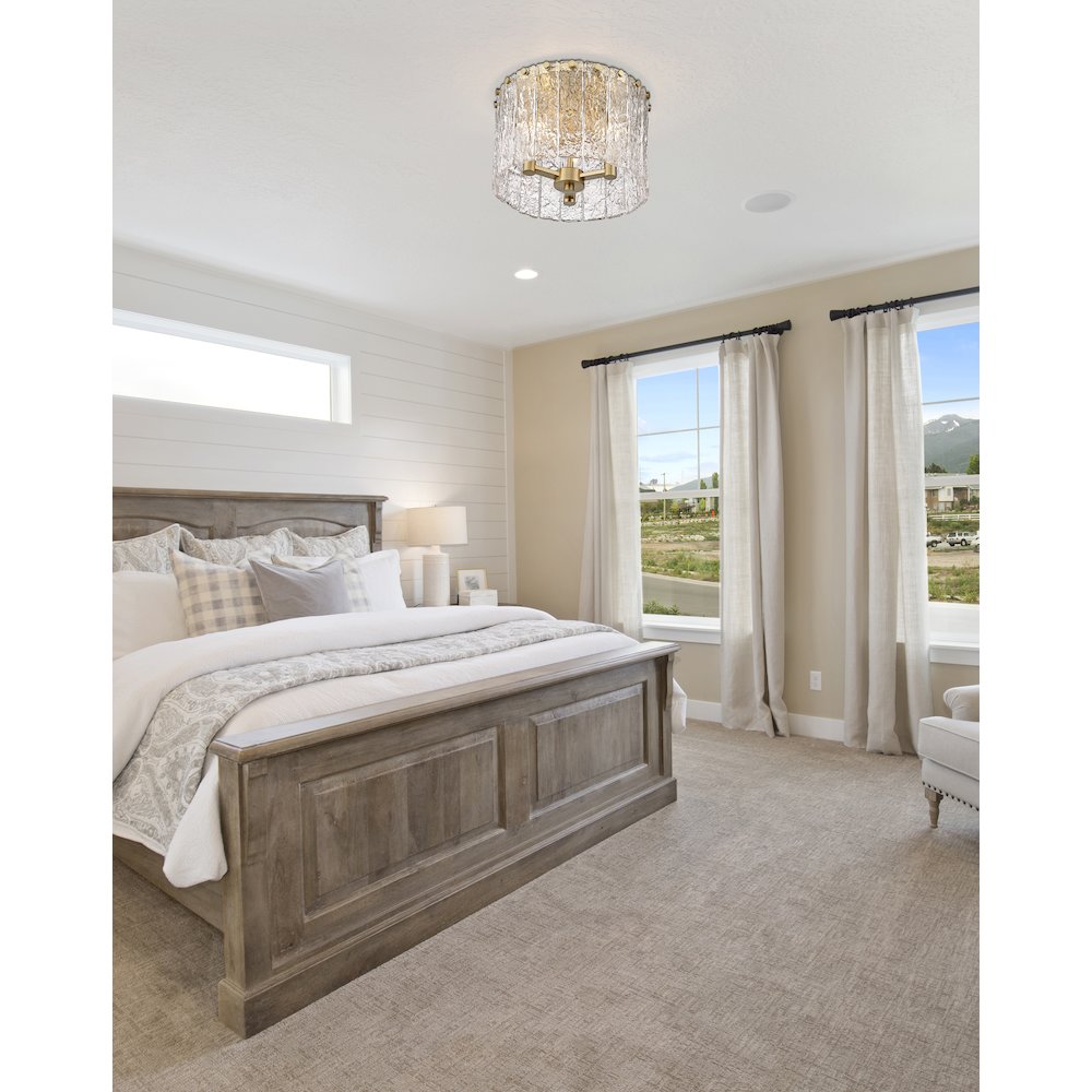 Z-Lite 3 Light Flush Mount