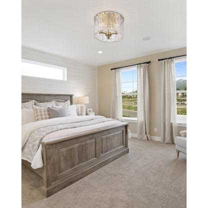 Z-Lite 3 Light Flush Mount