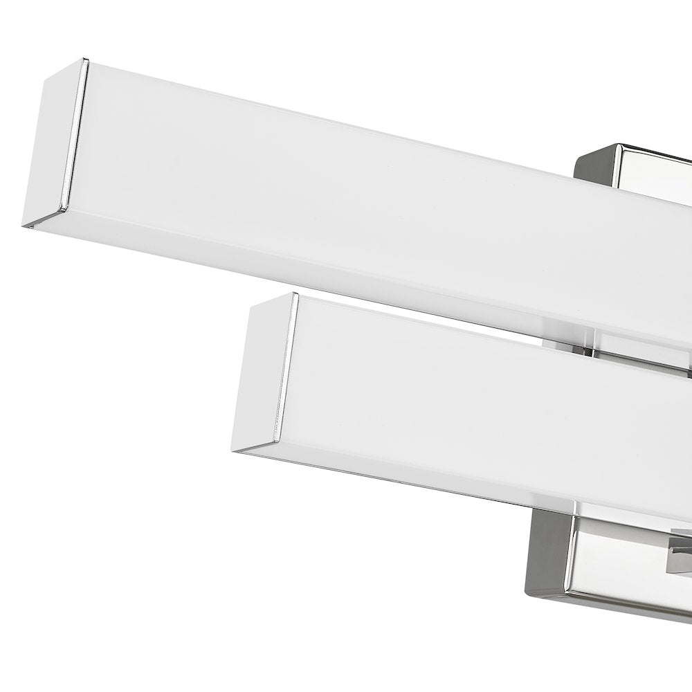 Z-Lite Zane 2 Light Vanity in Chrome  Frame Finish