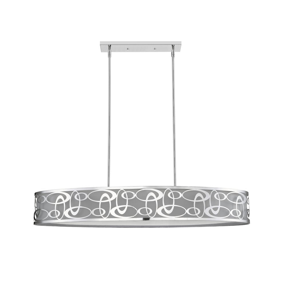 Z-Lite 8 Light Linear Chandelier