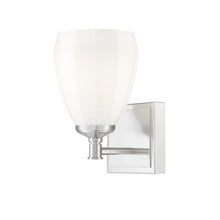 Z-Lite Oren 1 Light Vanity in Brushed Nickel color, Steel frame