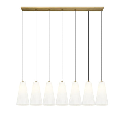 Z-Lite 7 Light Linear Chandelier