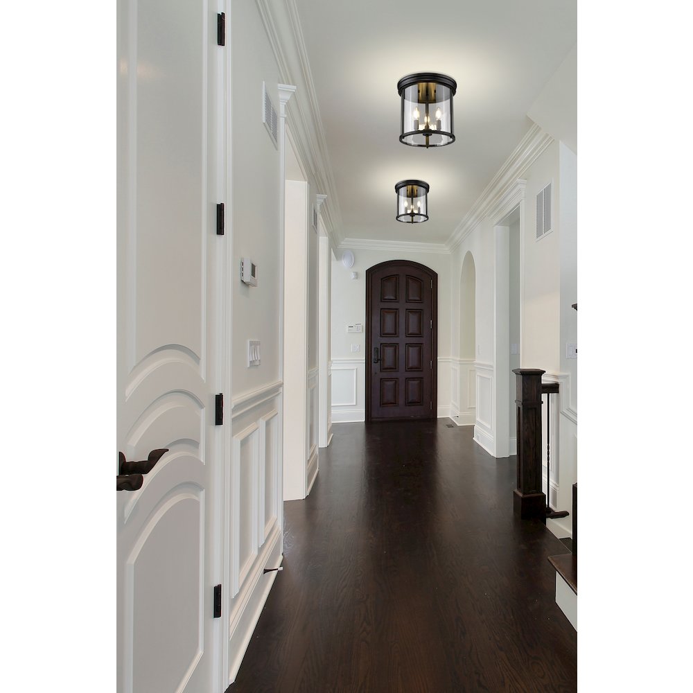 Z-Lite 3 Light Flush Mount