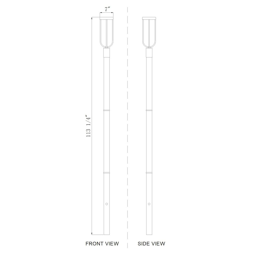 Z-Lite 1 Light Outdoor Post Mounted Fixture
