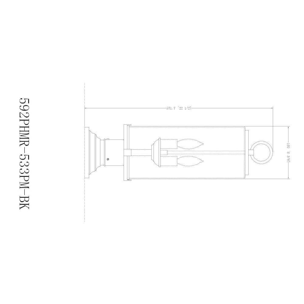 Z-Lite 2 Light Outdoor Pier Mounted Fixture