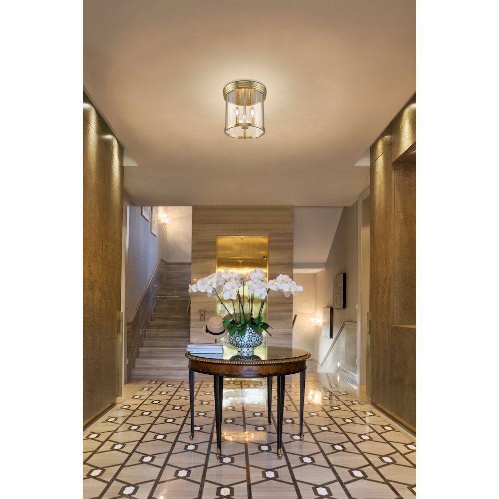 Z-Lite 3 Light Flush Mount