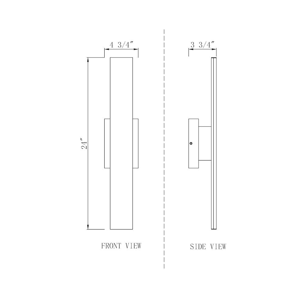 Z-Lite 2 Light Outdoor Wall Light