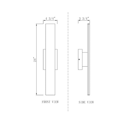 Z-Lite 2 Light Outdoor Wall Light