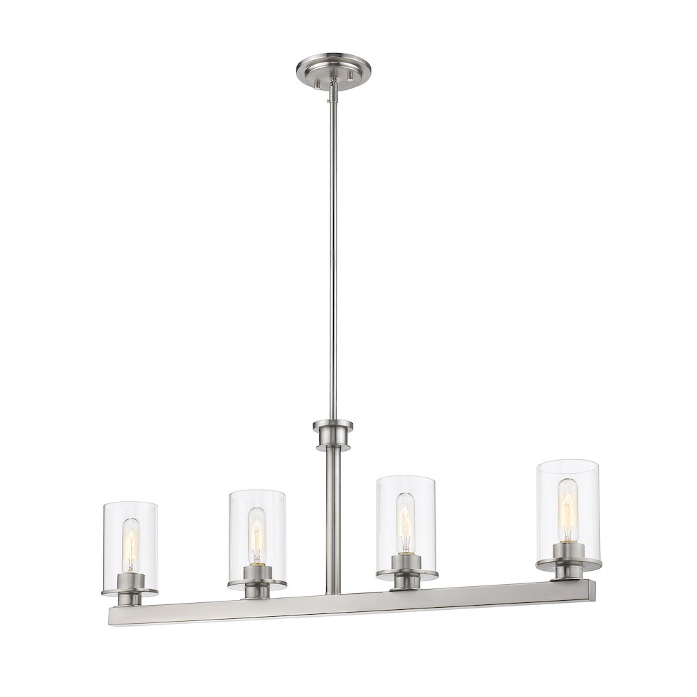 Z-Lite 4 Light Linear Chandelier