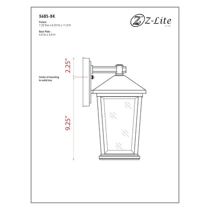 Z-Lite 1 Light Outdoor Wall Light