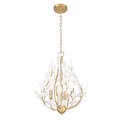 Z-Lite 4 Light Chandelier, Modern Gold