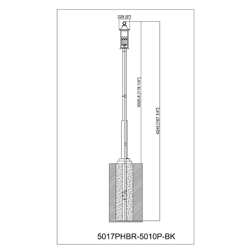 Z-Lite 4 Light Outdoor Post Mounted Fixture