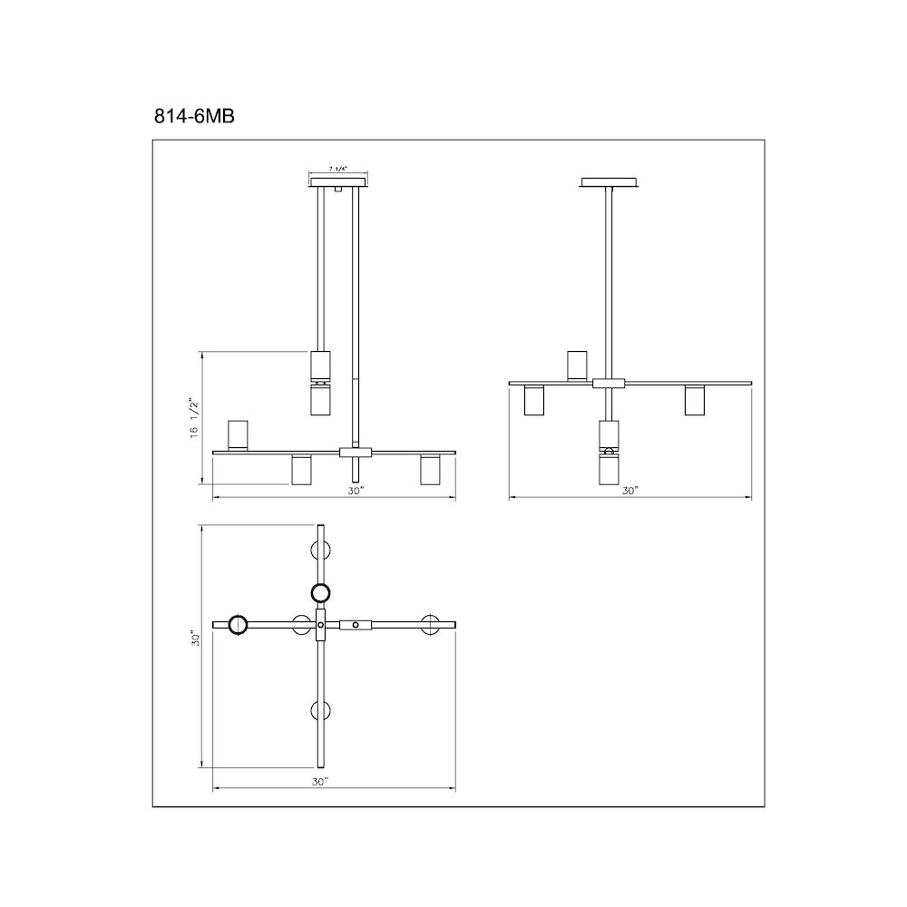 Z-Lite 6 Light Chandelier