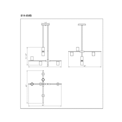 Z-Lite 6 Light Chandelier