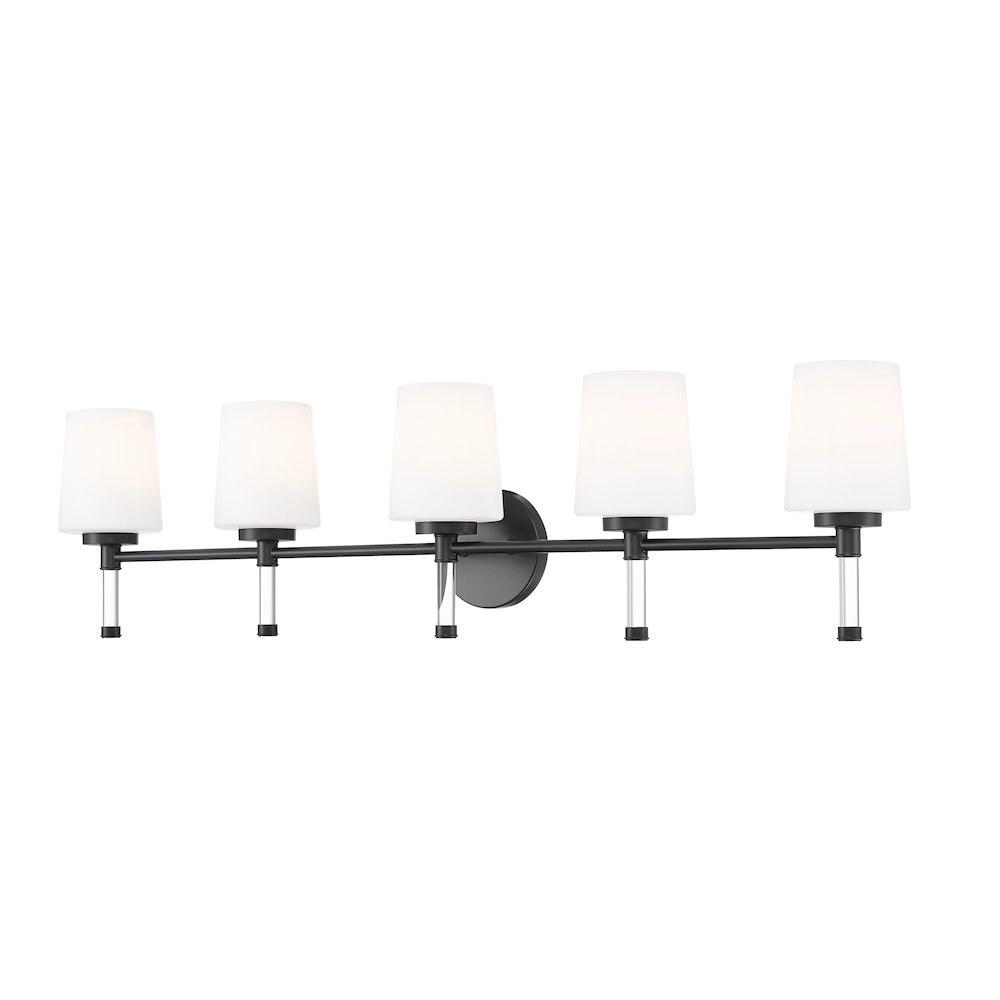 Z-Lite 5 Light Vanity, Matte Black