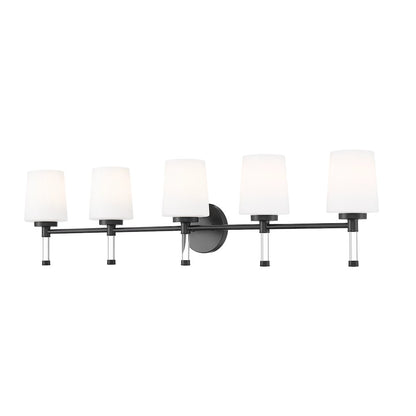 Z-Lite 5 Light Vanity, Matte Black