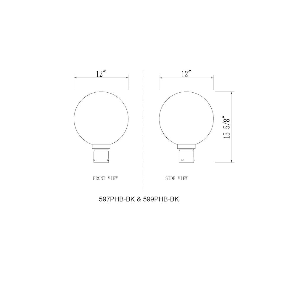 Z-Lite 1 Light Outdoor Post Mount Fixture