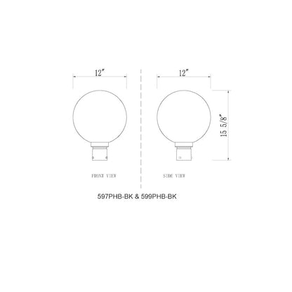 Z-Lite 1 Light Outdoor Post Mount Fixture