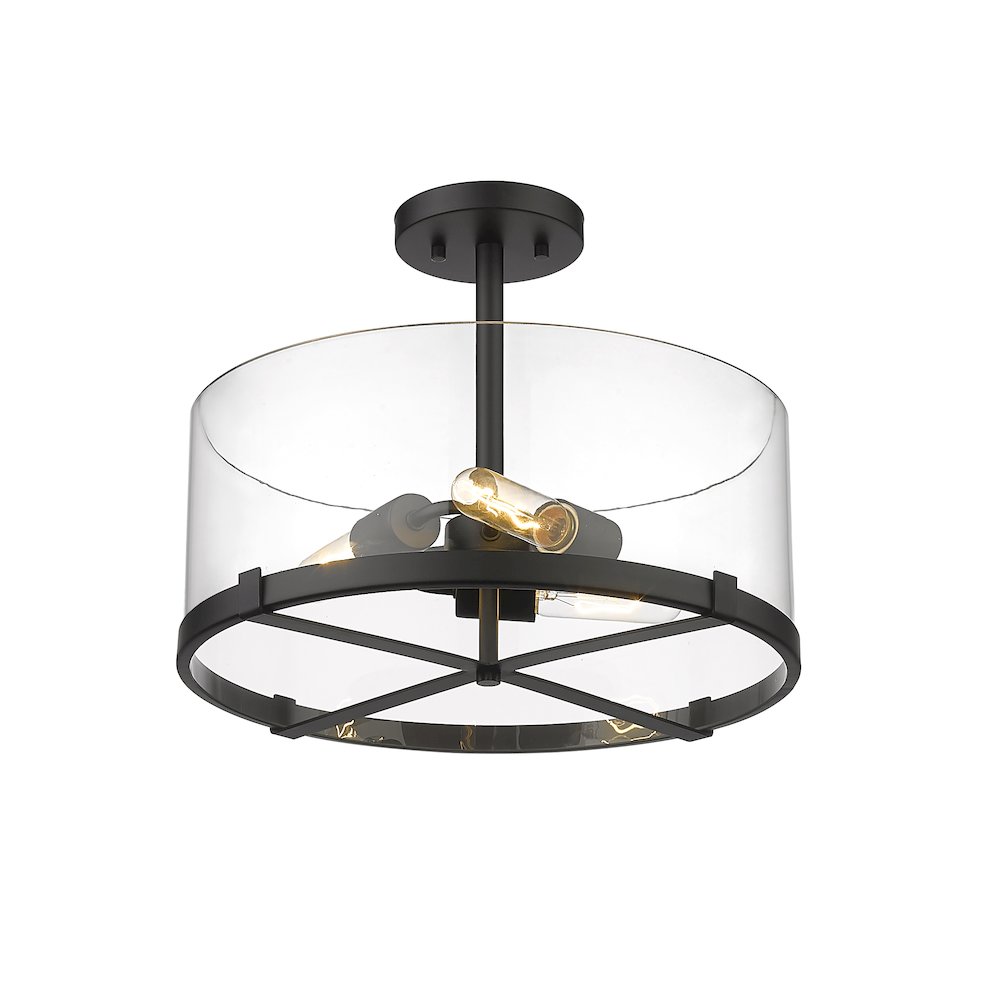 Z-Lite 3 Light Semi Flush Mount