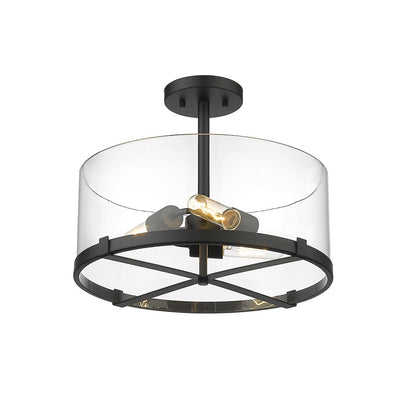 Z-Lite 3 Light Semi Flush Mount