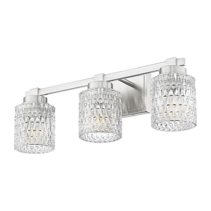 Z-Lite 3 Light Vanity, Brushed Nickel