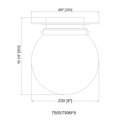 Z-Lite 1 Light Flush Mount