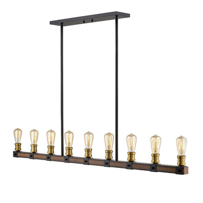 Z-Lite 9 Light Linear Chandelier