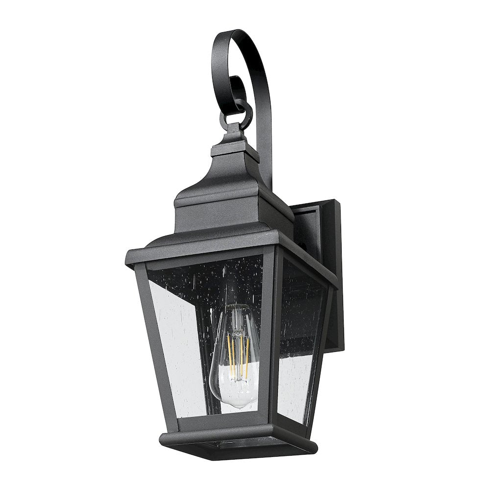 Z-Lite 1 Light Outdoor Wall Light, Sand Black