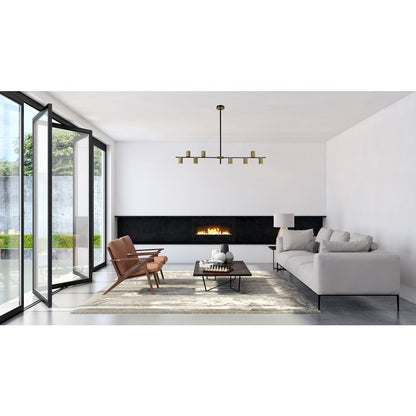 Z-Lite 8 Light Linear Chandelier