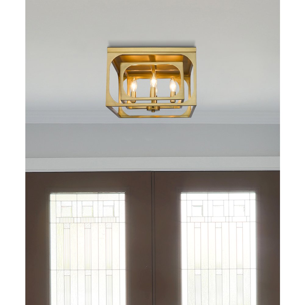 Z-Lite 4 Light Flush Mount