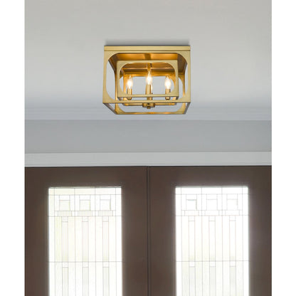Z-Lite 4 Light Flush Mount