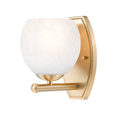 Z-Lite 1 Light Wall Sconce, Modern Gold