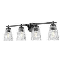 Z-Lite 4 Light Vanity, Matte Black