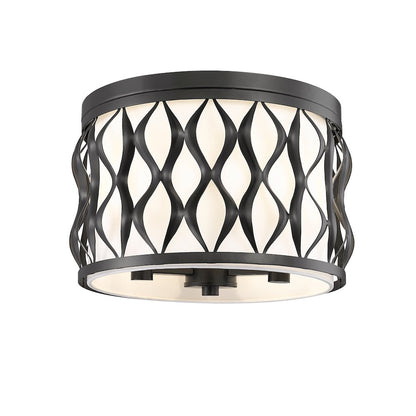 Z-Lite 3 Light Flush mount