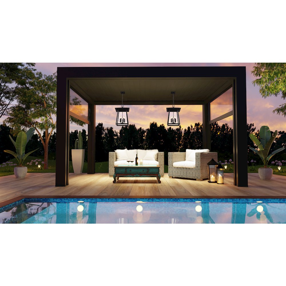 Z-Lite 5 Light Outdoor Chain Mount Ceiling Fixture