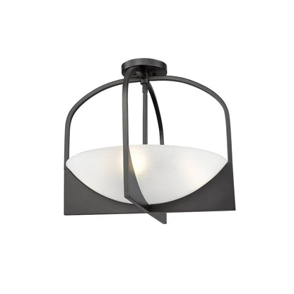 Z-Lite 4 Light Semi Flush Mount