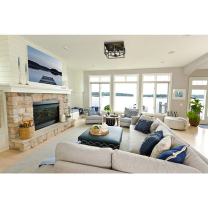 Z-Lite 4 Light Flush Mount