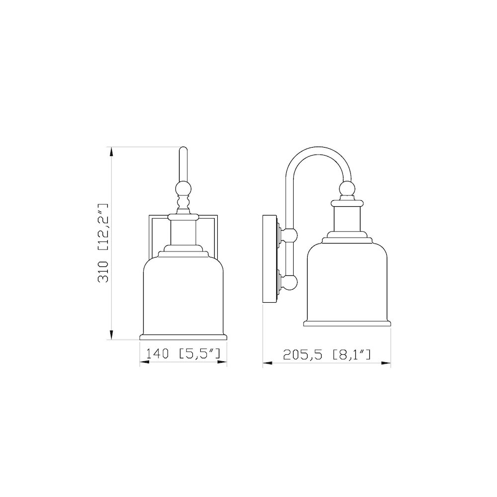 Z-Lite 1 Light Wall Sconce